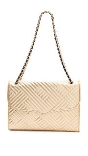 Rebecca Minkoff Metallic Quilted Large Affair Bag