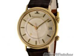 Jaeger LeCoultre Memovox Mens Alarm Watch in Gold Plated Circa 1975