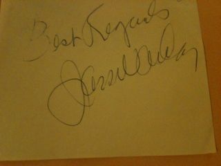 Jack Warden D 2006 Actor Signed Cut Autograph