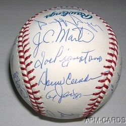25 Team Signed 1969 Miracle Mets World Series Team Baseball MLB JSA