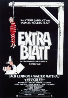 The Front Page Walter Mathau Jack Lemmon Movie Poster 3