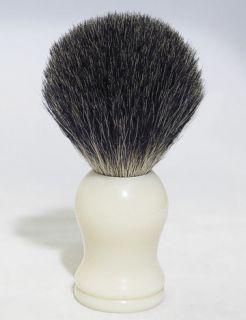 Pure Badger Hair Shaving Brush, Shaving Brush, 100% Pure, Black Ivory