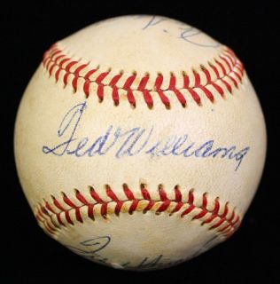 Ted Williams Signed Washington Senators Baseball JSA