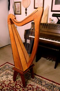 Celtic Lever Harp Handmade by Luthier James Jones