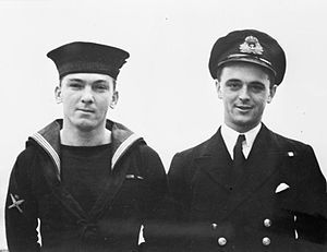 James Magennis VC and Ian Fraser VC WWII IWM 26940A