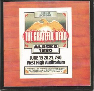  Live in Alaska June 1980 CD 1995 Jerry Garcia Bob Weir Jam Band