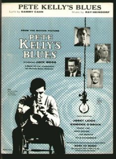 Pete Kellys Blues 1955 Jack Webb Movie Vintage Sheet Music