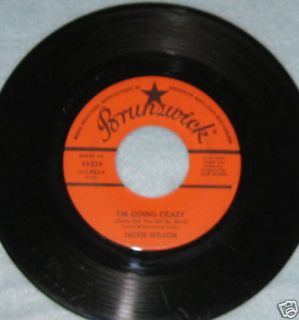 45 RPM Record IM Going Crazy by Jackie Wilson
