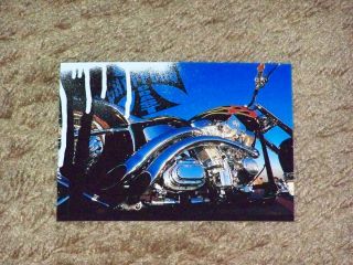 RARE Jesse James CFL West Coast Choppers Bike Color Photograph
