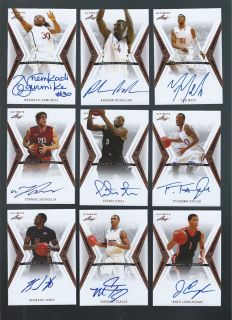 James Worthy Jeremy Lamb 2012 Leaf Ultimate Auto Lot of 15 Cards