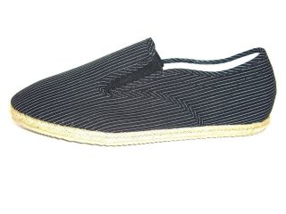 American Rag Jacob Blk Wht Stripe Low Top Young Mens Slip on Sneakers
