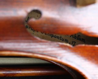 Old Fine RARE Austrian Antique Violin w Bow Case