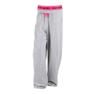 Jammin Jersey Pants Jet Gray Zumba® Exercise Dance Aerobics RARE XL