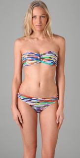 Shoshanna High Tide Print Bikini Top