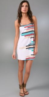 alice + olivia Kaleigh '70s Stripe Tank Dress