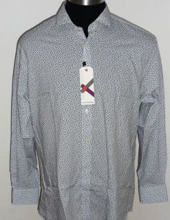 Scott James 100 Cotton L s Pattern Shirt Brown s 2XL