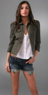 Juicy Couture Military Shirt Jacket