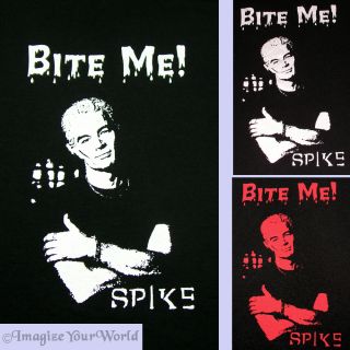  Bite Me Vampire s s Black Angel Buffy James Marsters Humor