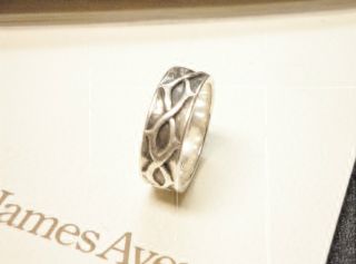 James Avery Crown of Thorns Band Sterling Silver Ring Size 6 WB 77