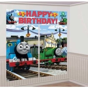 Thomas The Train Scene Setter Birthday Party Wall Decoration Tank
