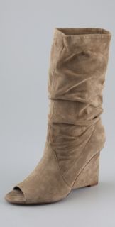 Diane von Furstenberg Weaver Suede Wedge Boots