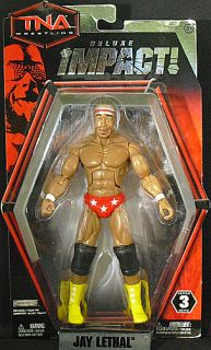 Jay Lethal TNA Deluxe Impact 3 Jakks Toy Wrestling Action Figure