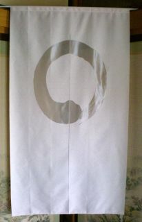 Japanese Door Curtain Fireproofed Noren Enso