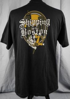 Dropkick Murphys Shipping Up to Boston Pirate SHIP Skeleton Men T