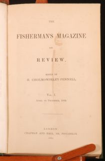 1864 Fishing Fishermans Magazine Review Cholmondeley