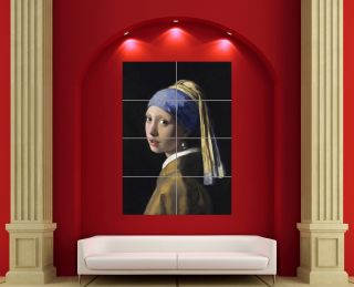 Johannes Vermeer The Girl with A Pearl Earring Giant Poster Picture