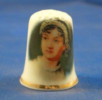 Fine China Thimble Jane Austen