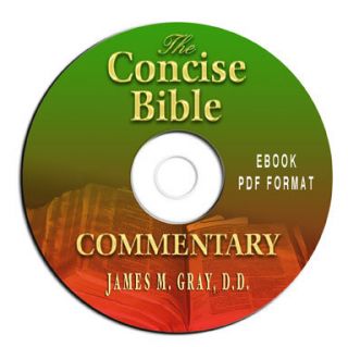 Concise Bible Commentary James Gray eBook CD PDF Kindle iPhone iPod