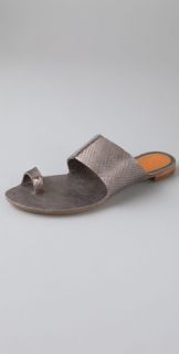 KORS Michael Kors Upton Toe Ring Flat Sandals