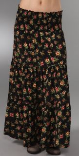state & lake Long Flutter Skirt