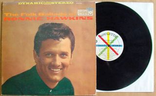Ronnie Hawkins Folk Ballads Roulette LBL Stereo LP
