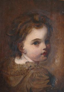 Sir Joshua Reynolds RA 1723 1792 Old Master Girl Portrait Oil Painting