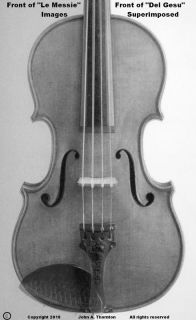 Very Fine Italian Violin by Joseph Guarneri del Gesu, 1718, Original
