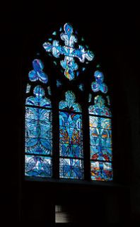 Stained glass windows of Jean Cocteau, Saint Maximin church, Metz