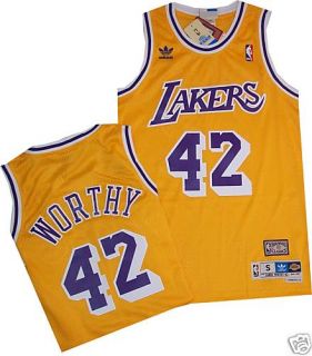 James Worthy La Lakers Adid Swingman Jersey XXL