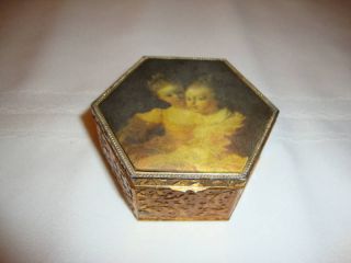  Portrait Metal Trinket Box Jean Honore Fragonard 1732 1806