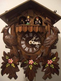 Vintage German Romance Musical Cuckoo Clock Clock 859