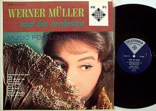 Werner Muller Music for Lovers Telefunken LP