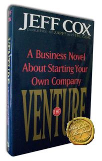 The Venture Jeff Cox HBDJ 1997 Business Novel About Starting Your Own