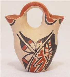 Jemez Pueblo Pottery Mini Wedding Vase J Yepa