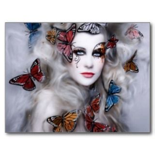 Butterfly Lady Postcards 