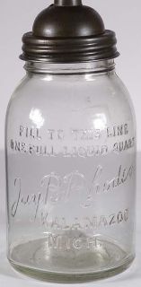Jay B Rhodes Kalamazoo Oil Jar Quart