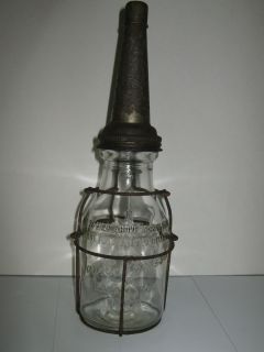 Antique Motor Oil Bottle Jay B Rhodes Co