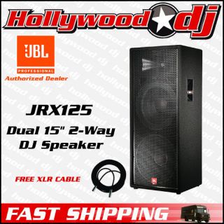 JBL JRX125 Dual 15 2 Way DJ PA Speaker 500W Passive Loudspeaker JRX