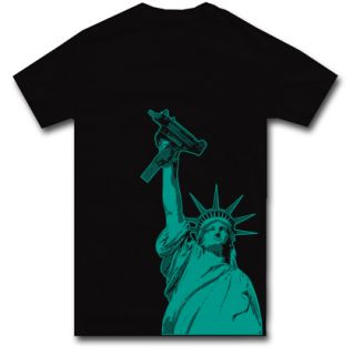 Statue of Liberty T Shirt Tupac Kanye Jay ZS M L XL 2XL