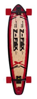 Flex P O P Jay Adams Red Black Longboard Skateboard Complete